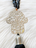 Hamsa Hand - Onyx