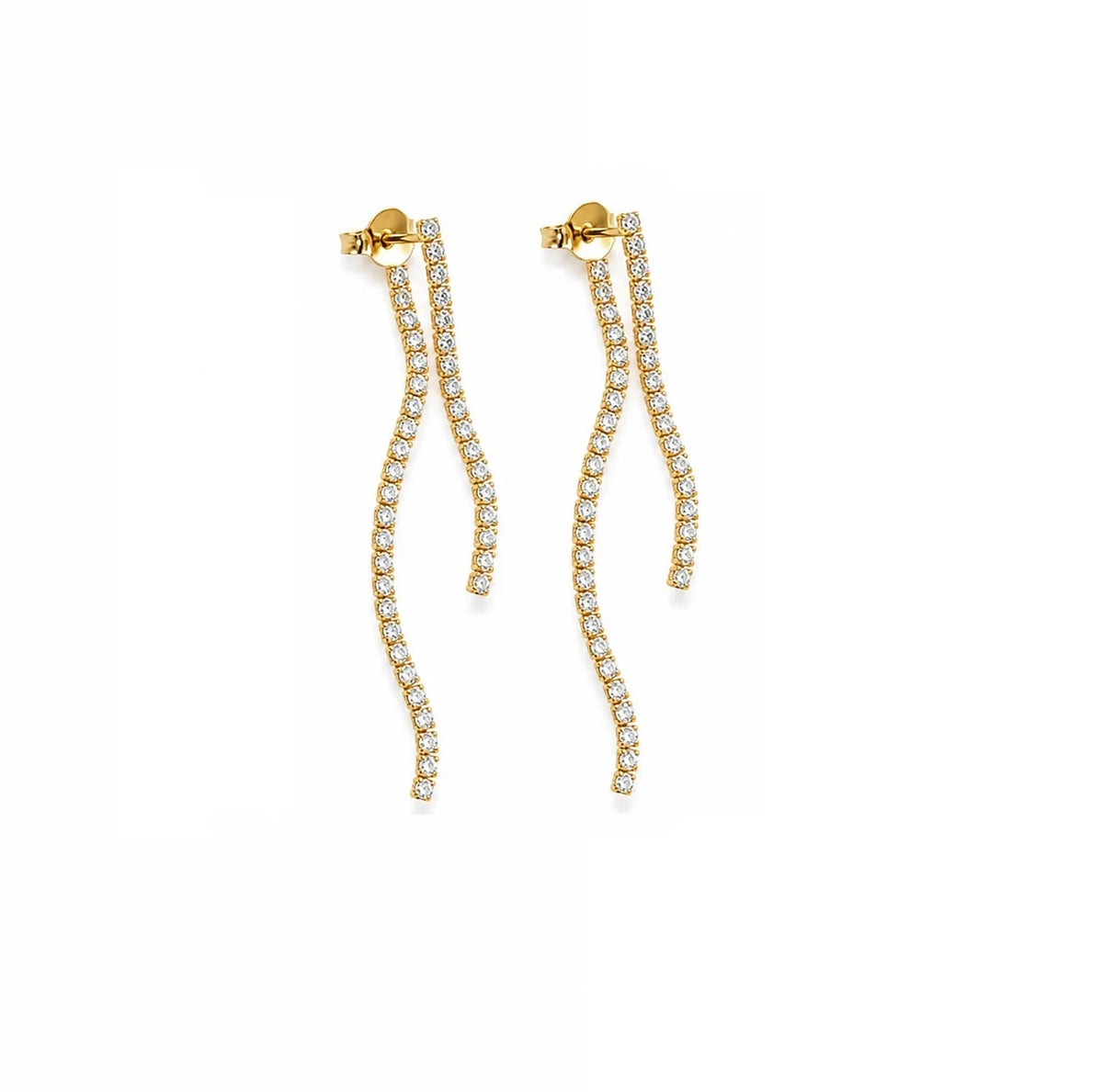 Double Line Diamond Drops