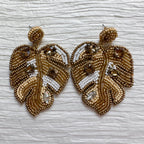 Gold Beaded Palms