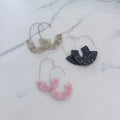 Crescent Hoop Earrings