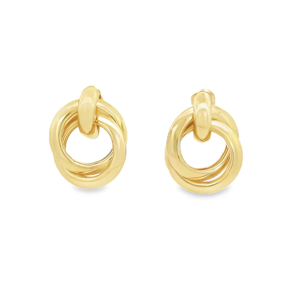 Gold Filled Twisted Earrings