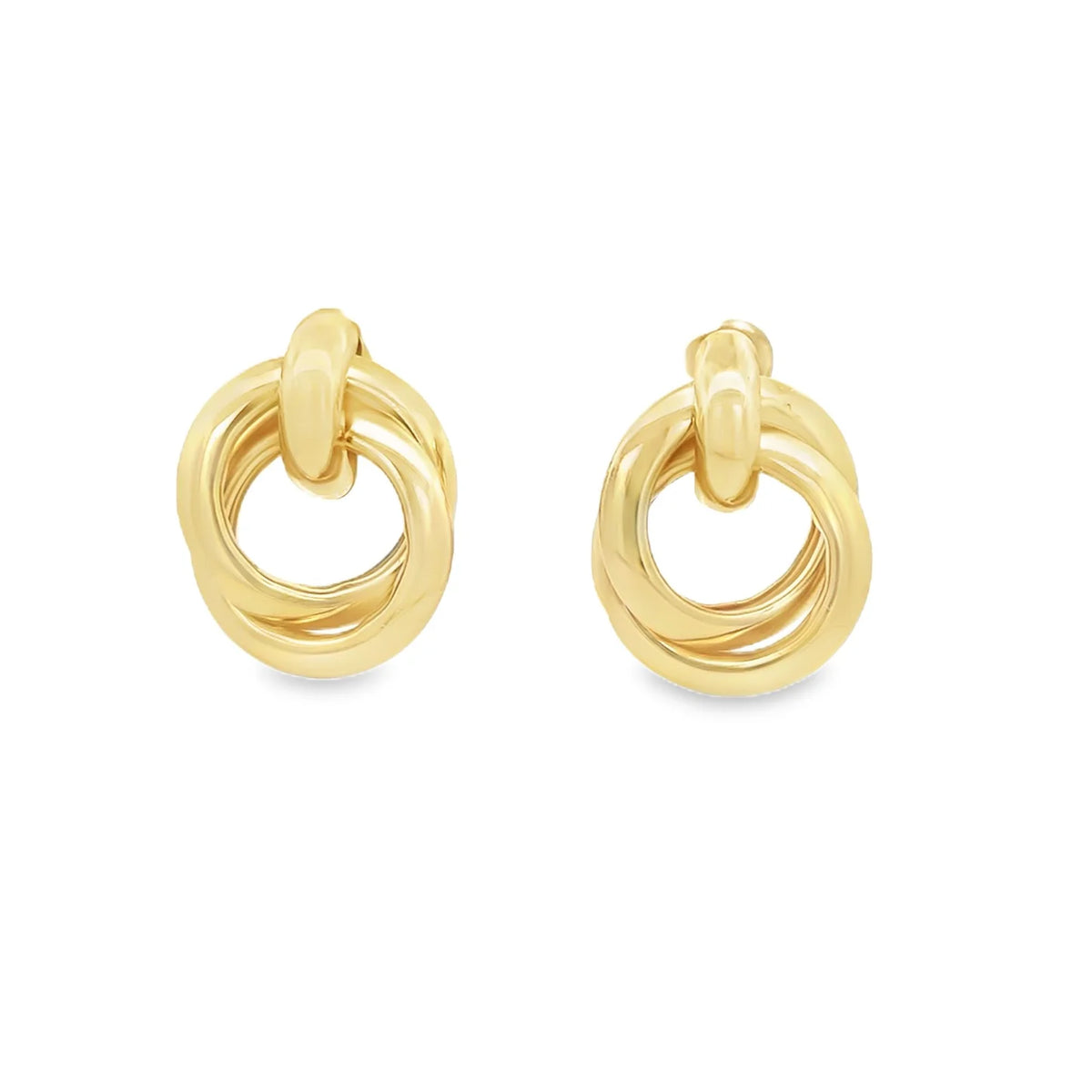 Gold Filled Twisted Earrings