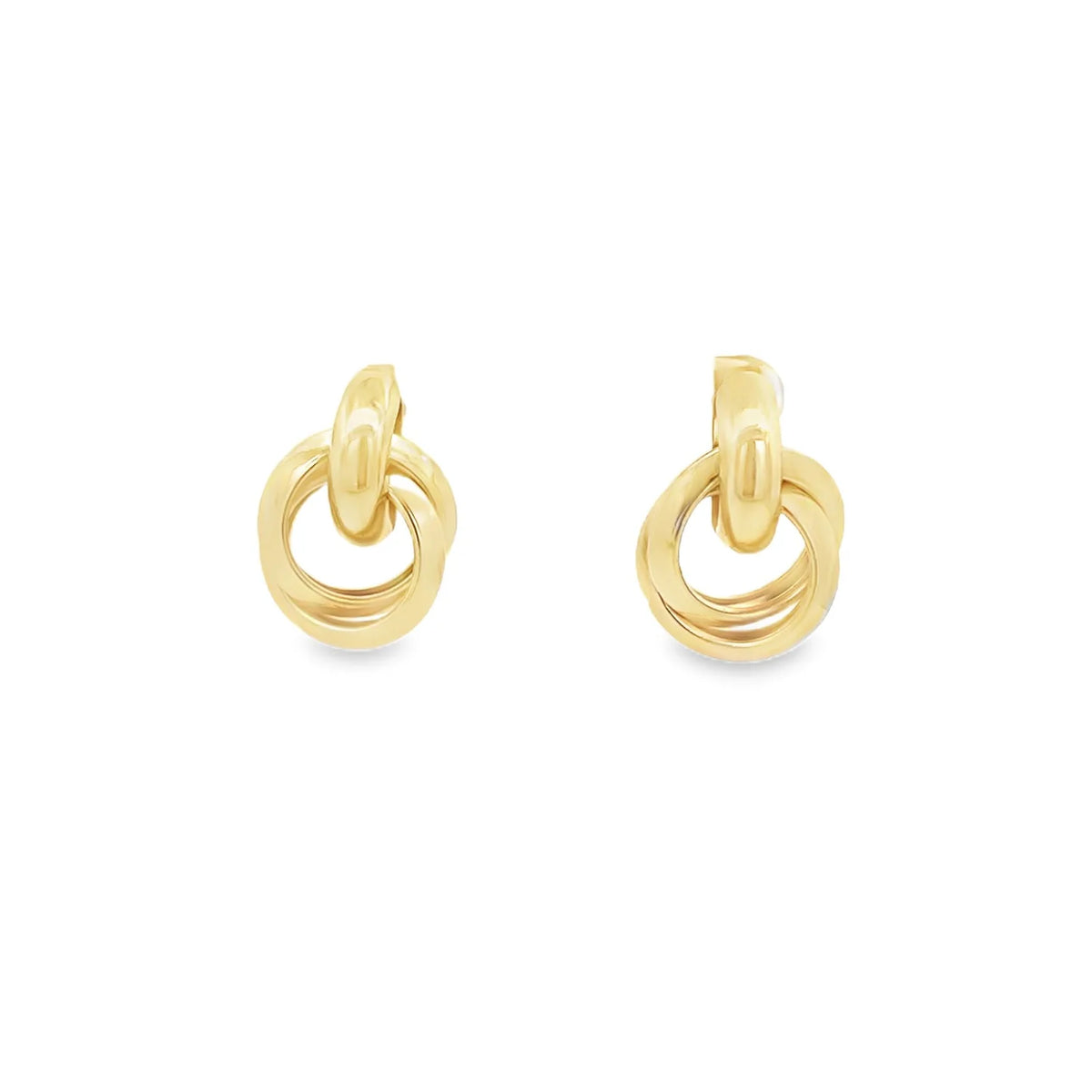 Gold Filled Twisted Earrings