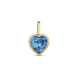 Mini Birthstone Heart Charm