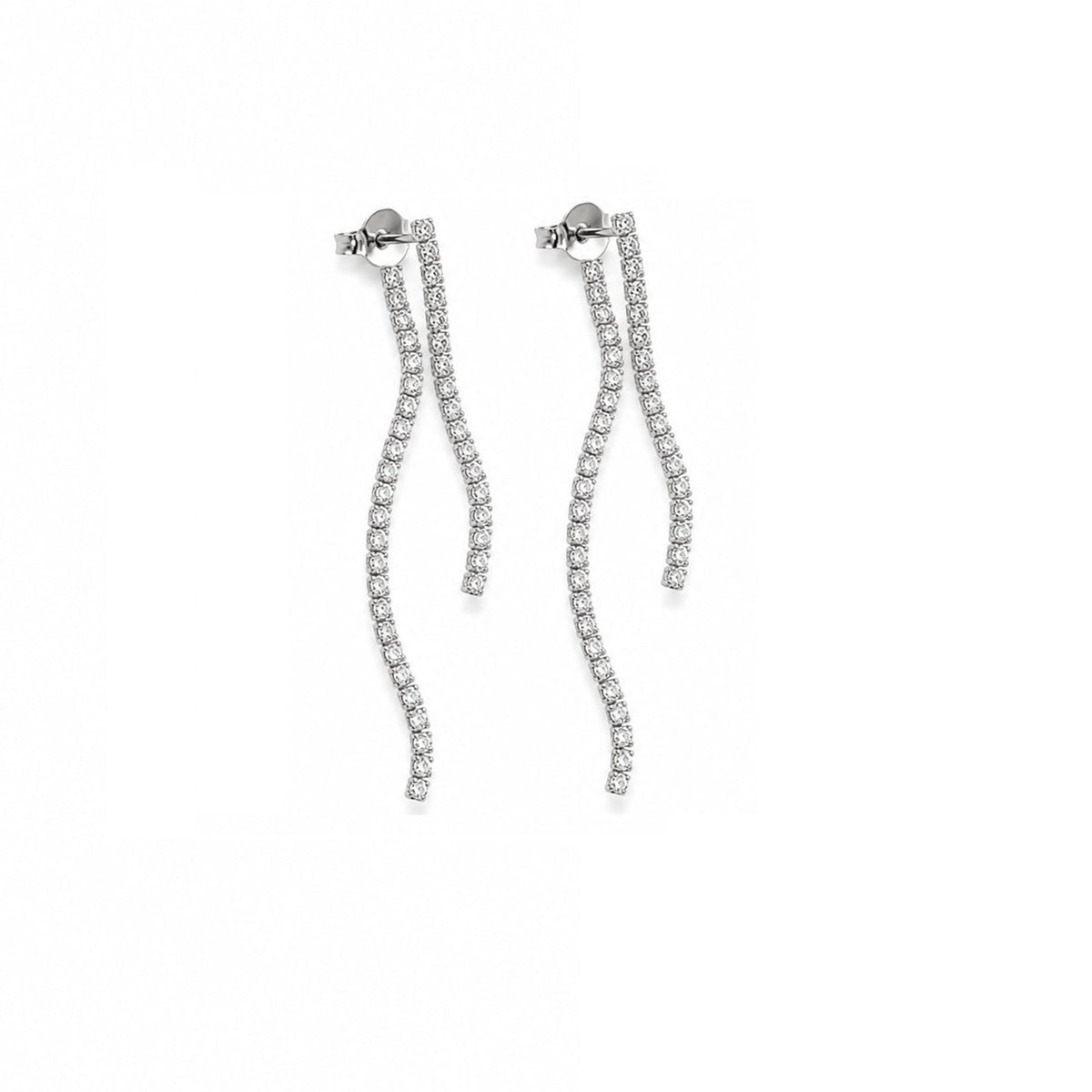 Double Line Diamond Drops