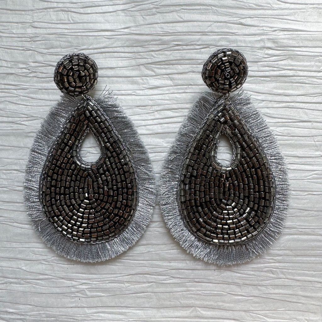 XL Beaded Teardrops