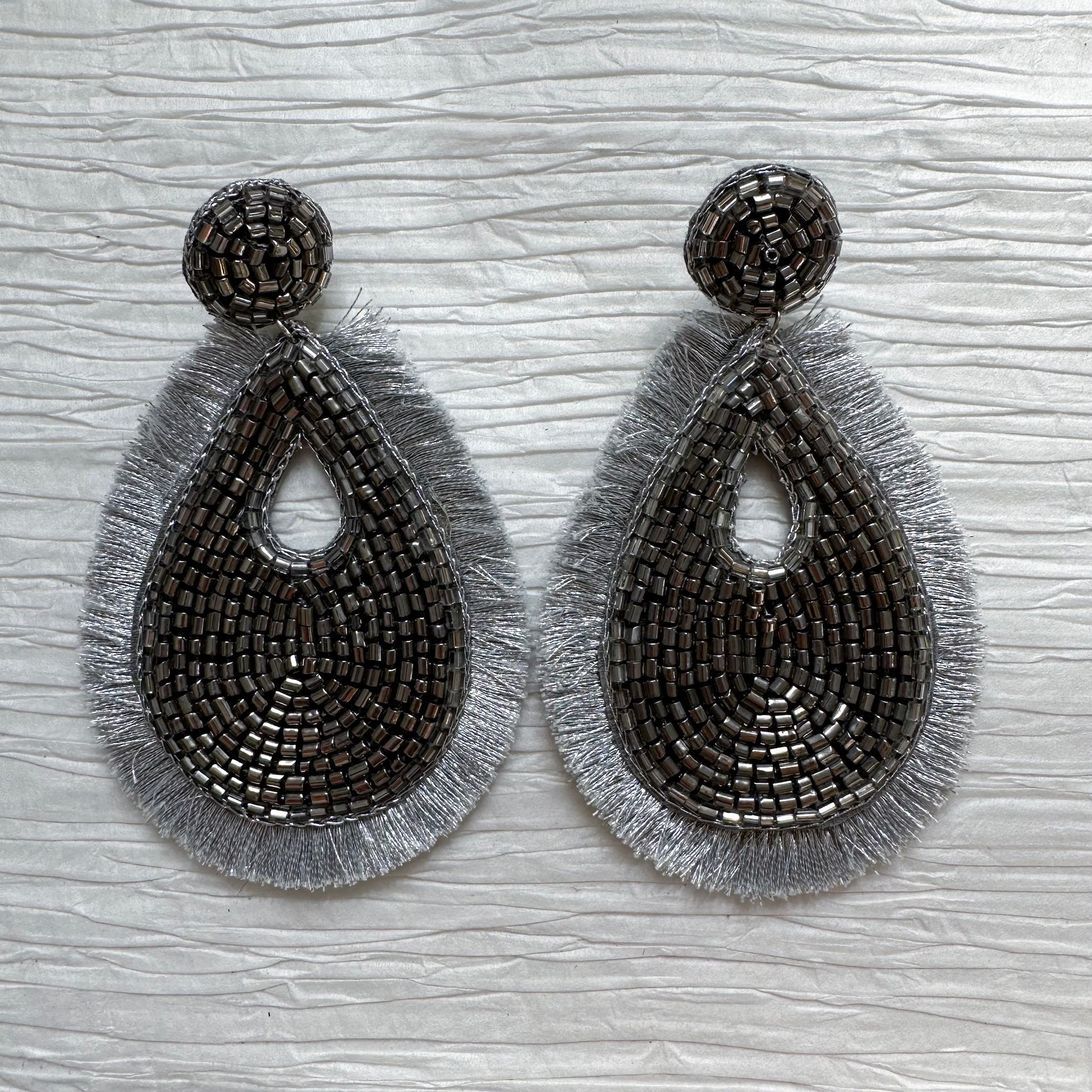 XL Beaded Teardrops