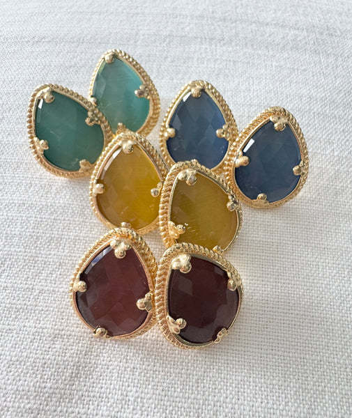 Natural Stone Teardrops