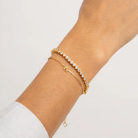 Dainty Love Initial Bracelet