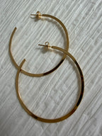 Flat Purse Hoops