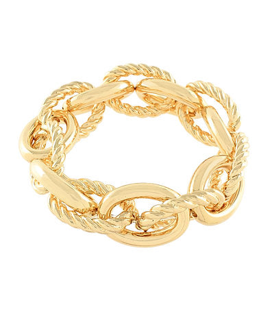 Twisted Link Stretch Bracelet