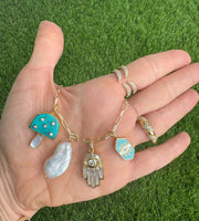 Baroque Pearl Charm