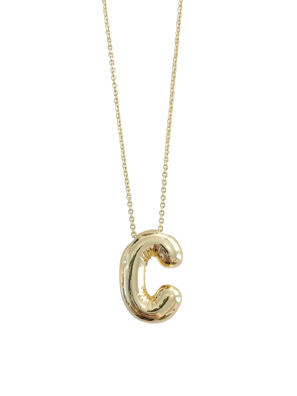 Bubble Letter Necklace