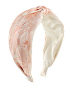 Light Pink and White Headband