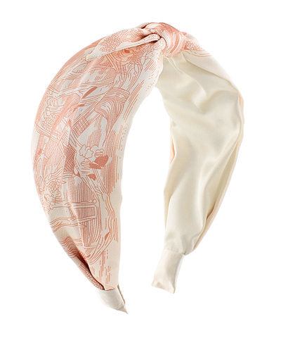 Light Pink and White Headband