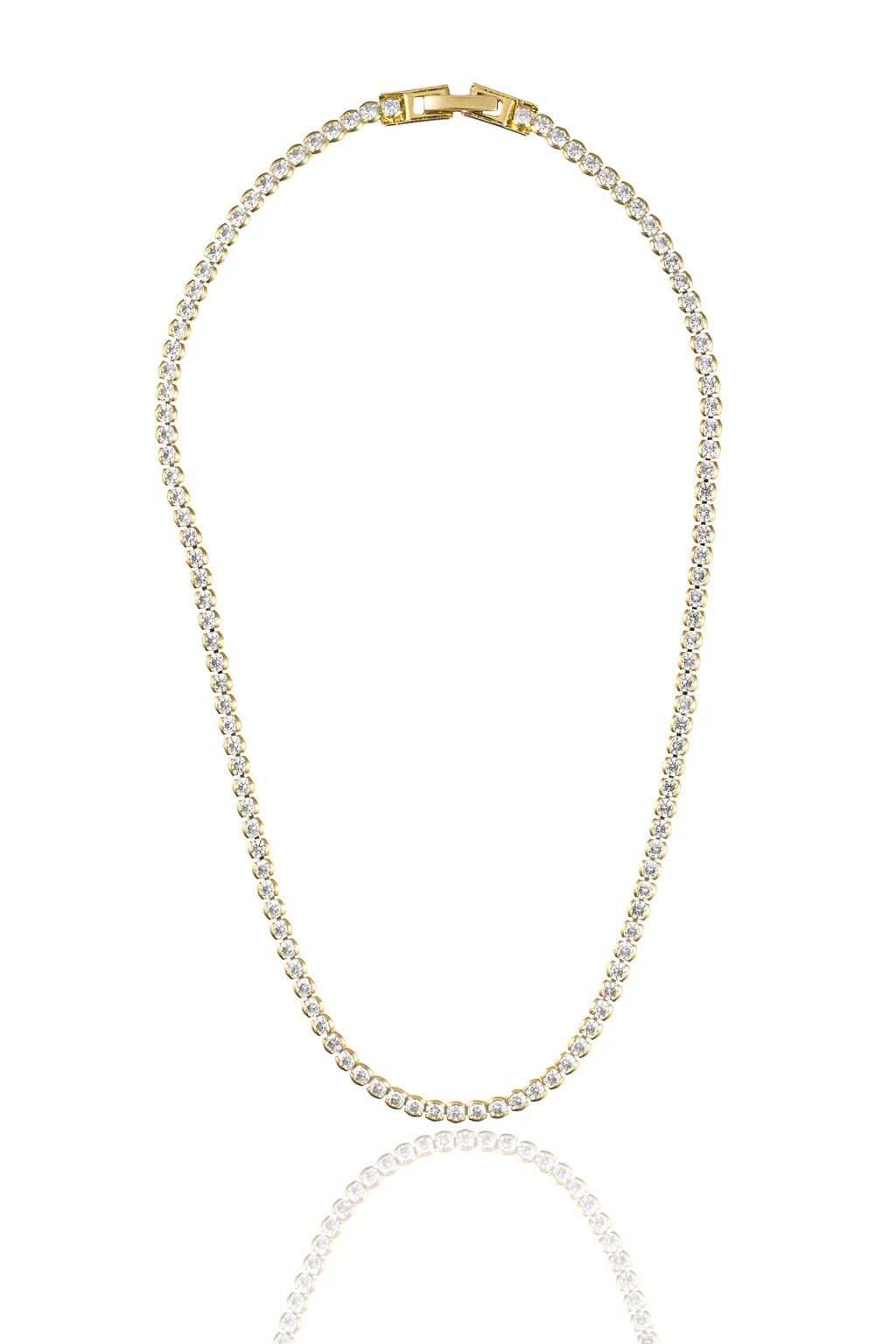 Gold Filled Tennis Necklace