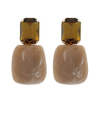 Neutral Statement Earrings