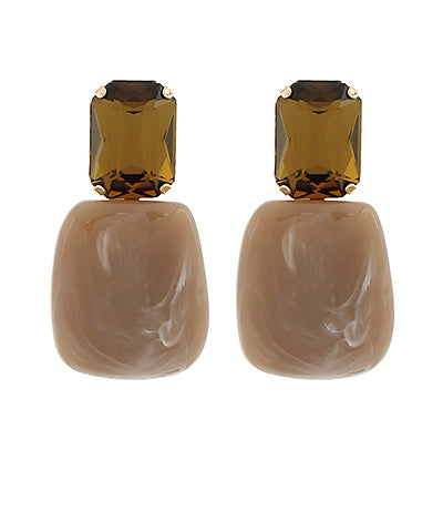 Neutral Statement Earrings