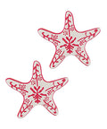 Hand-Painted Metal Starfish
