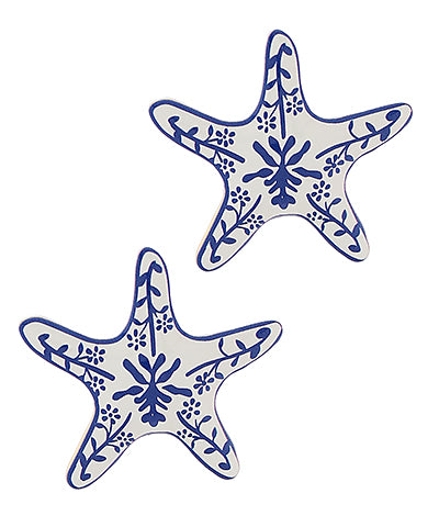 Hand-Painted Metal Starfish