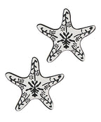Hand-Painted Metal Starfish