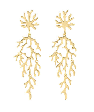 Gold Coral Statement Stunners