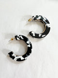 Metal Trim Acrylic Hoops