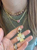 Fluted Pearl Charm