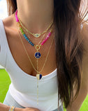 Evil Eye Cuban Link Necklace
