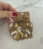 Gold Beaded Palms