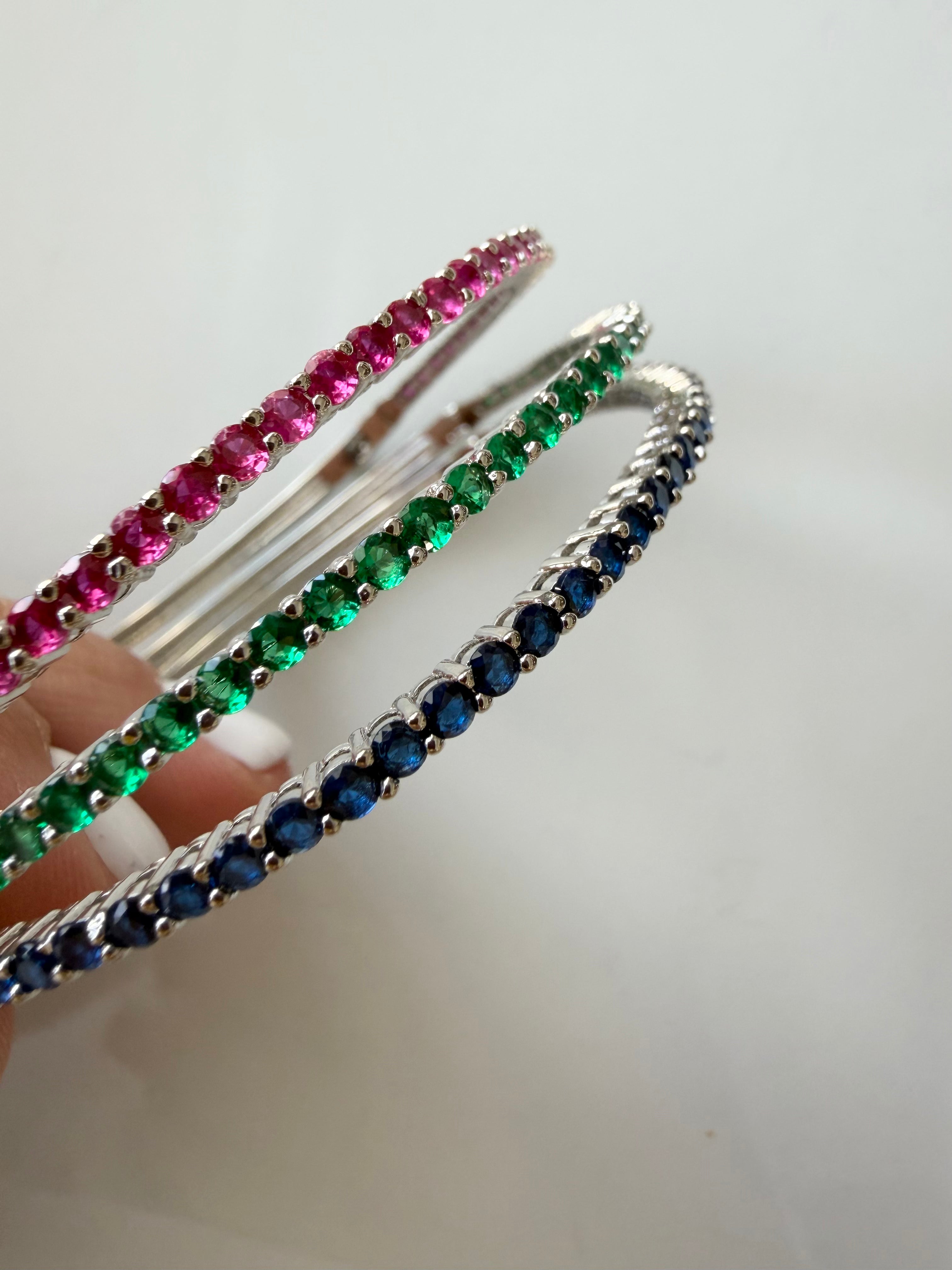 Gold and Colored Bangle