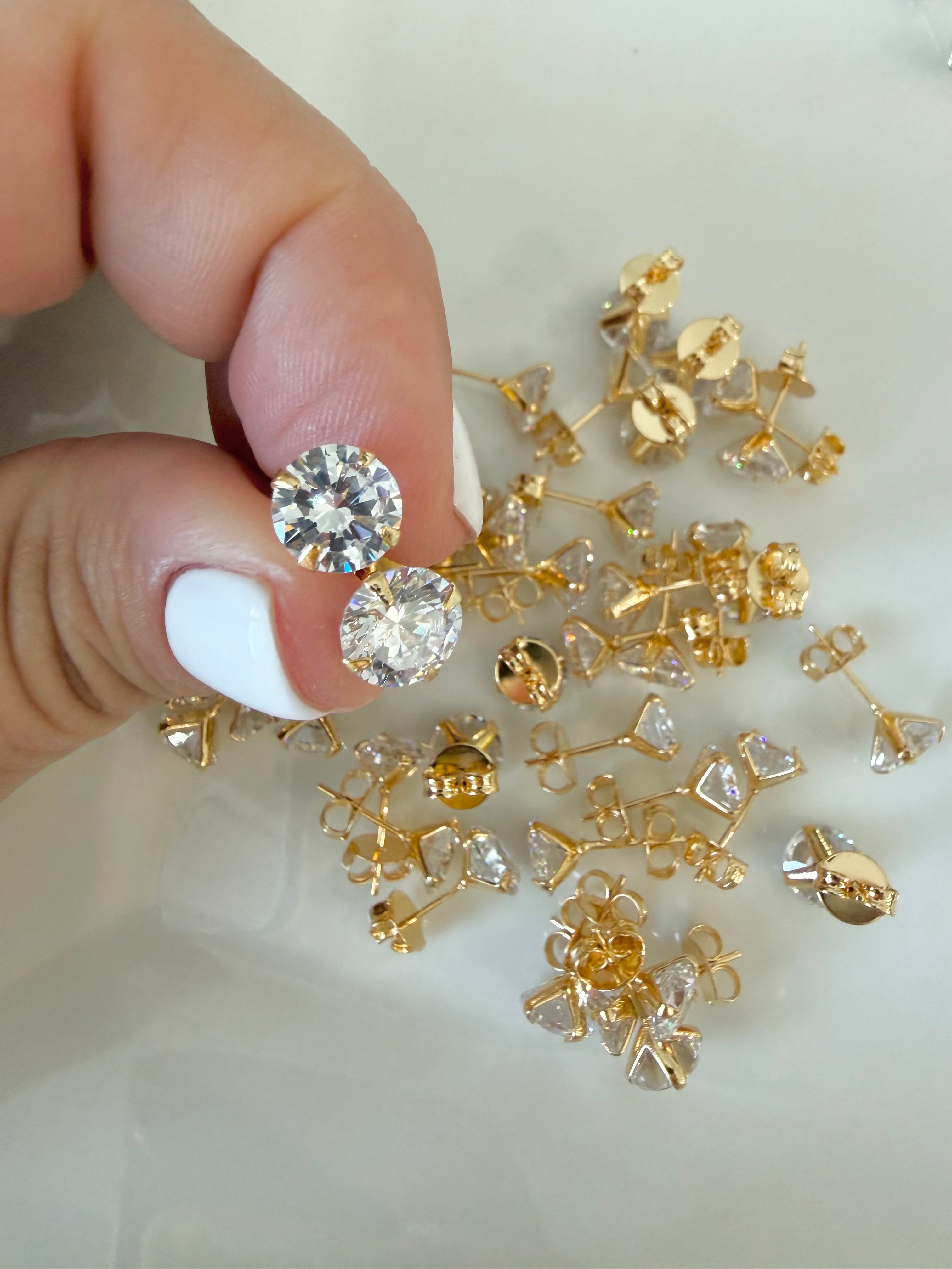 Martini Diamond Studs