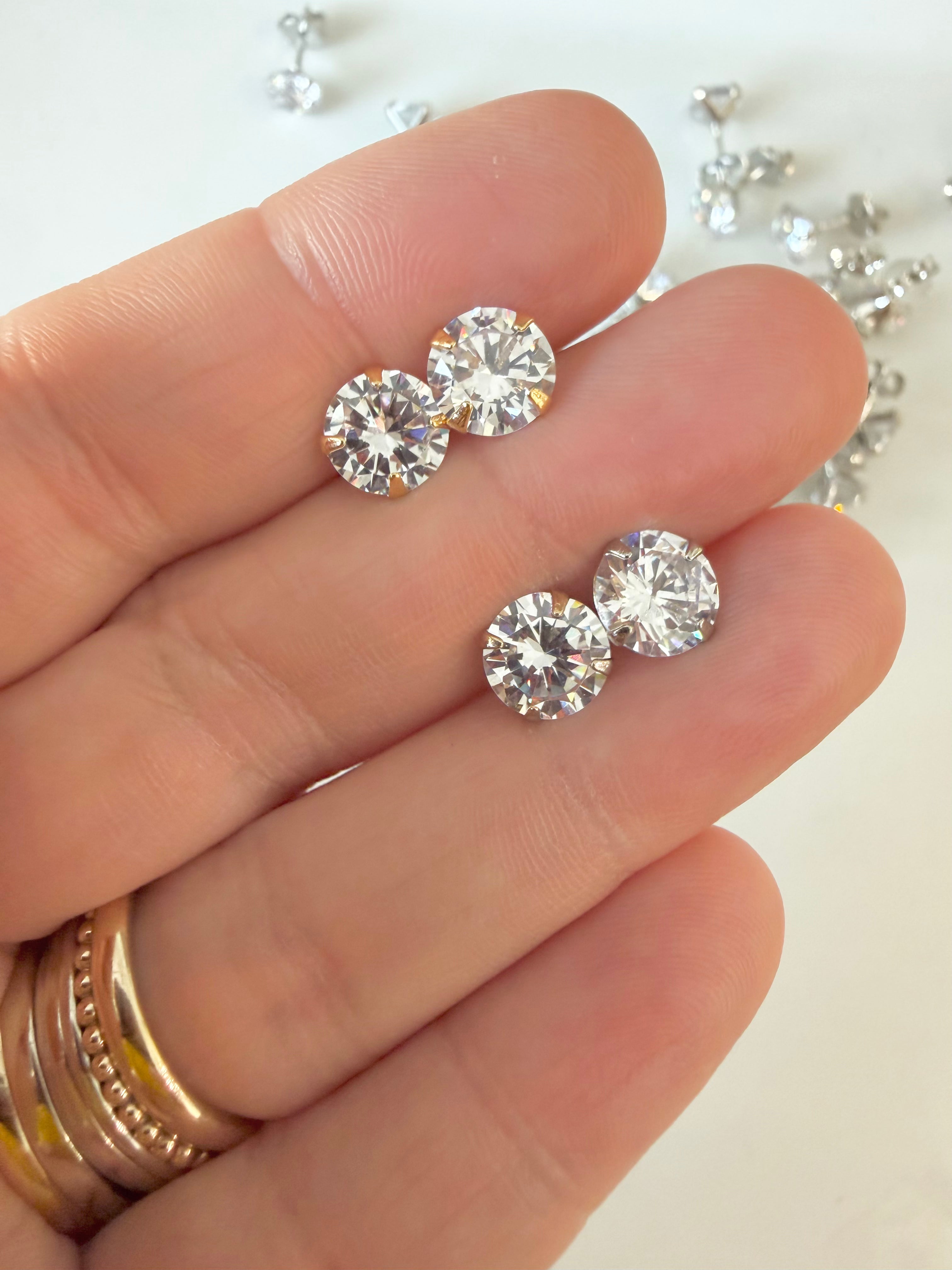 Martini Diamond Studs