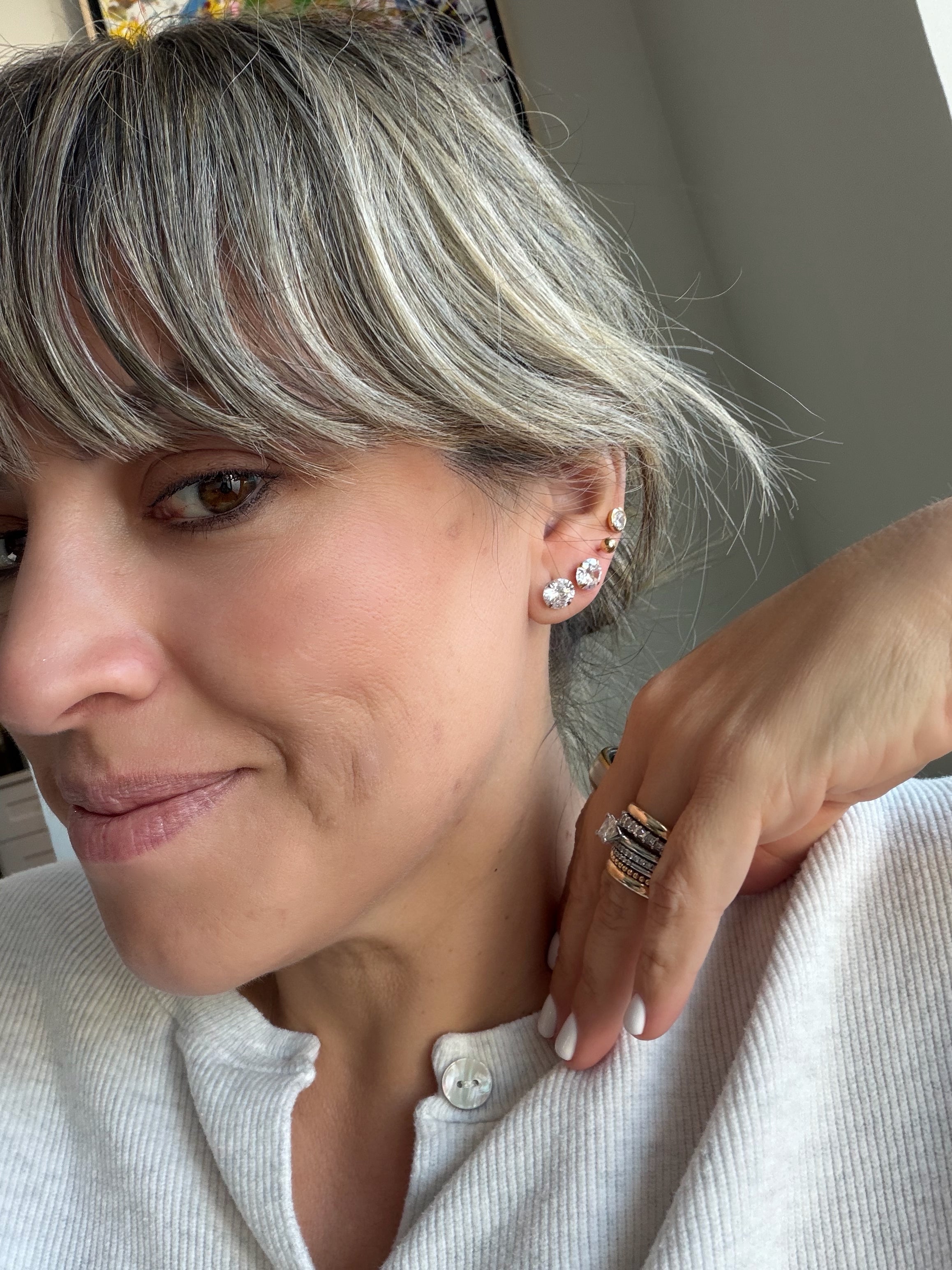 Martini Diamond Studs