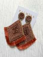 Felt Back Beaded Diamonds