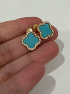 Clover and CZ Studs