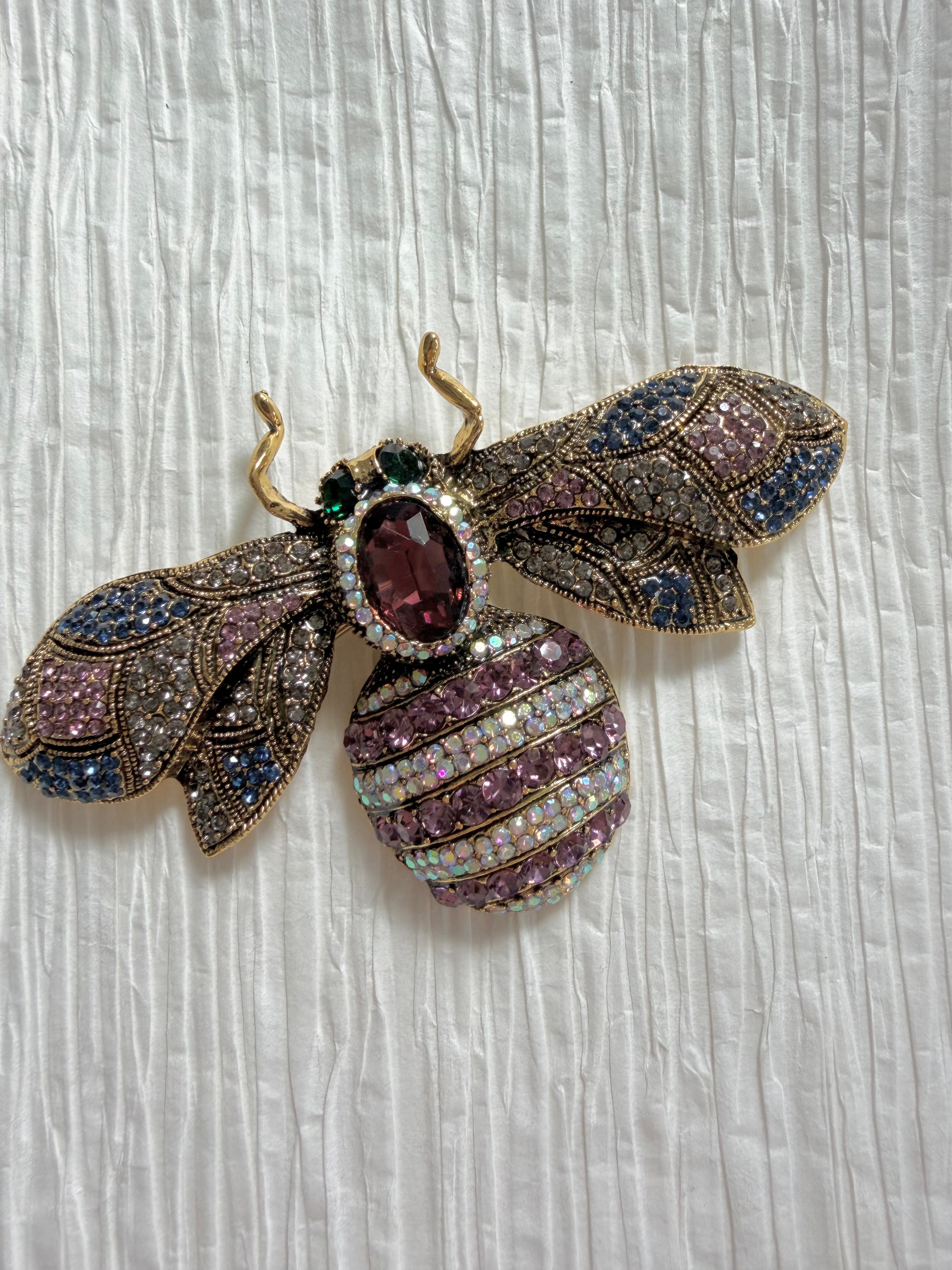 XL Moth Brooch