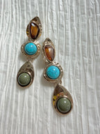 Turquoise but make it Fall Earrings