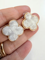 Large Clover Studs