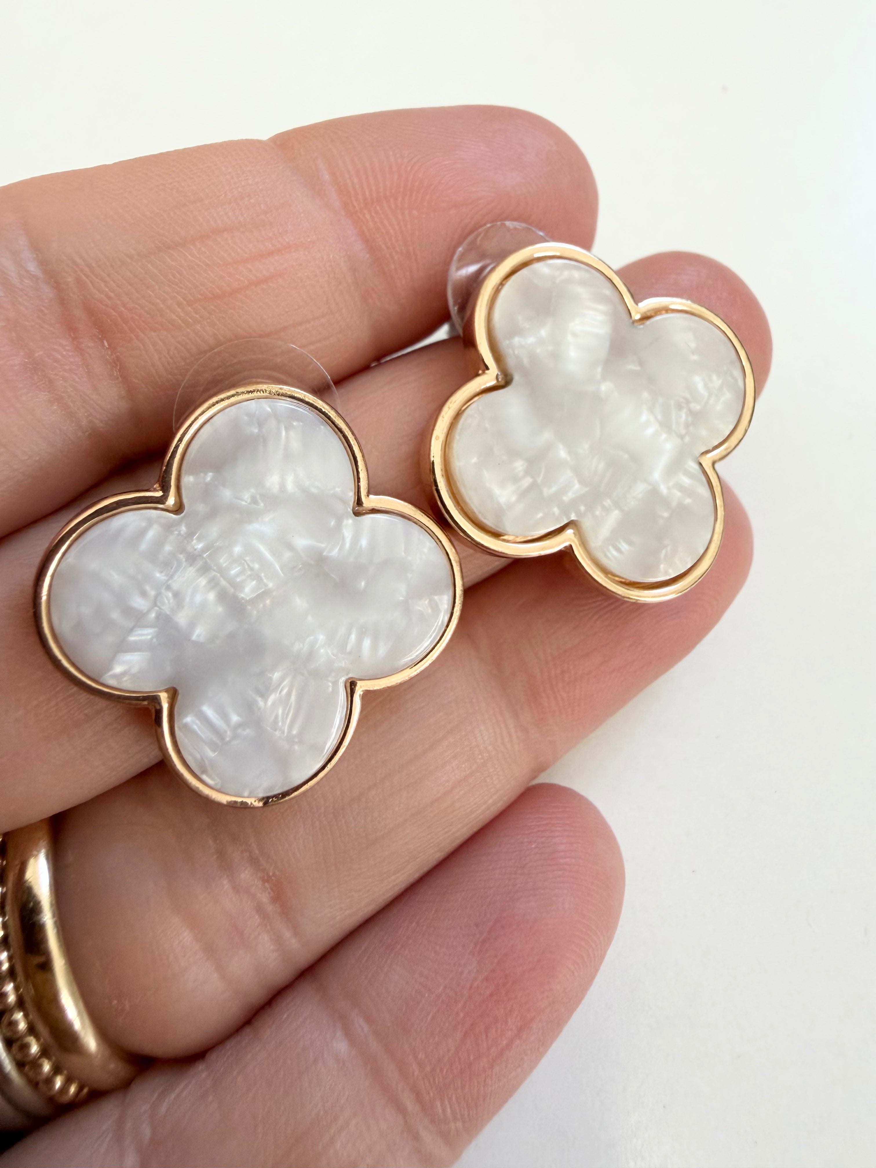 Large Clover Studs