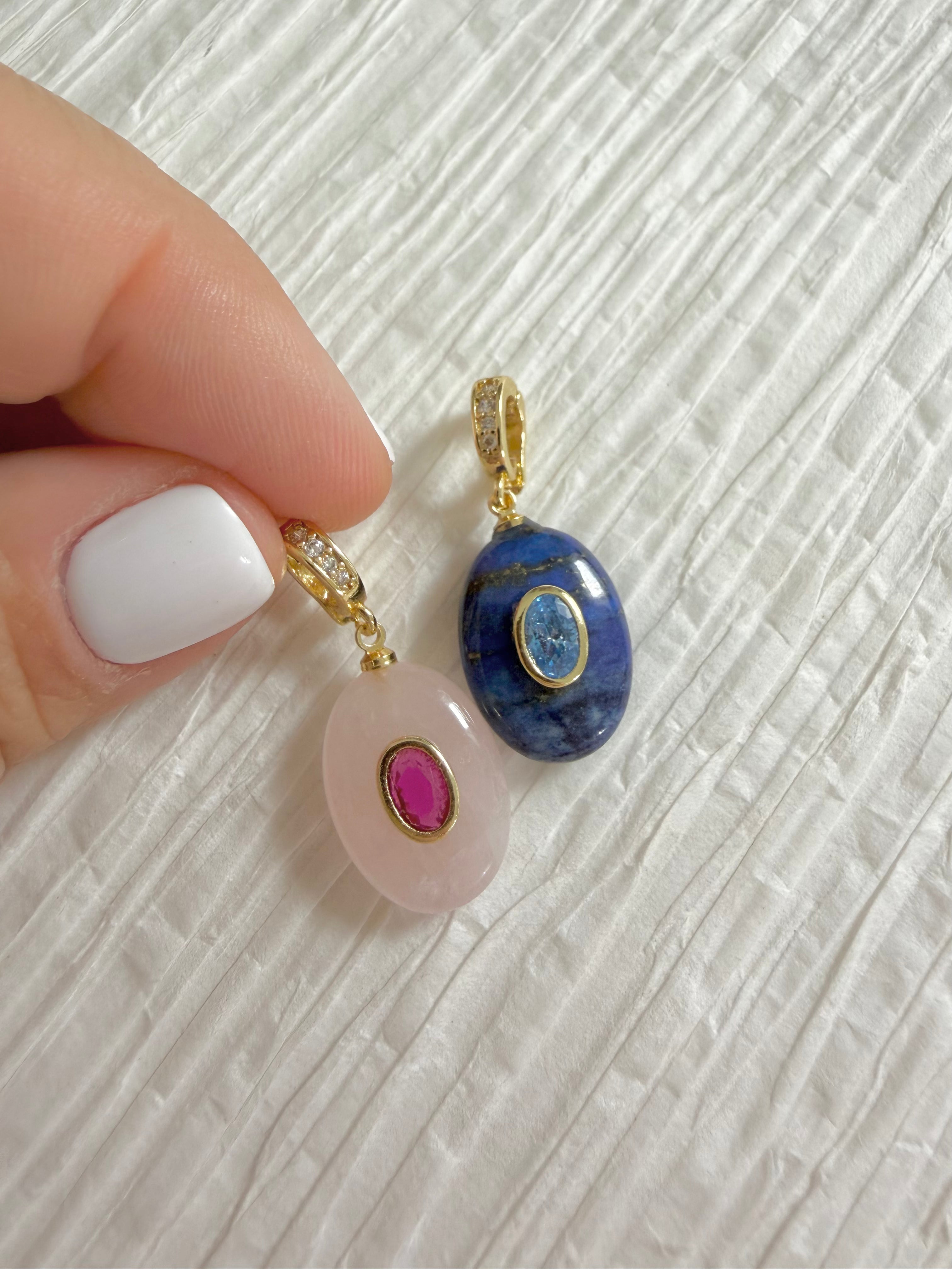 Natural Stone Charm