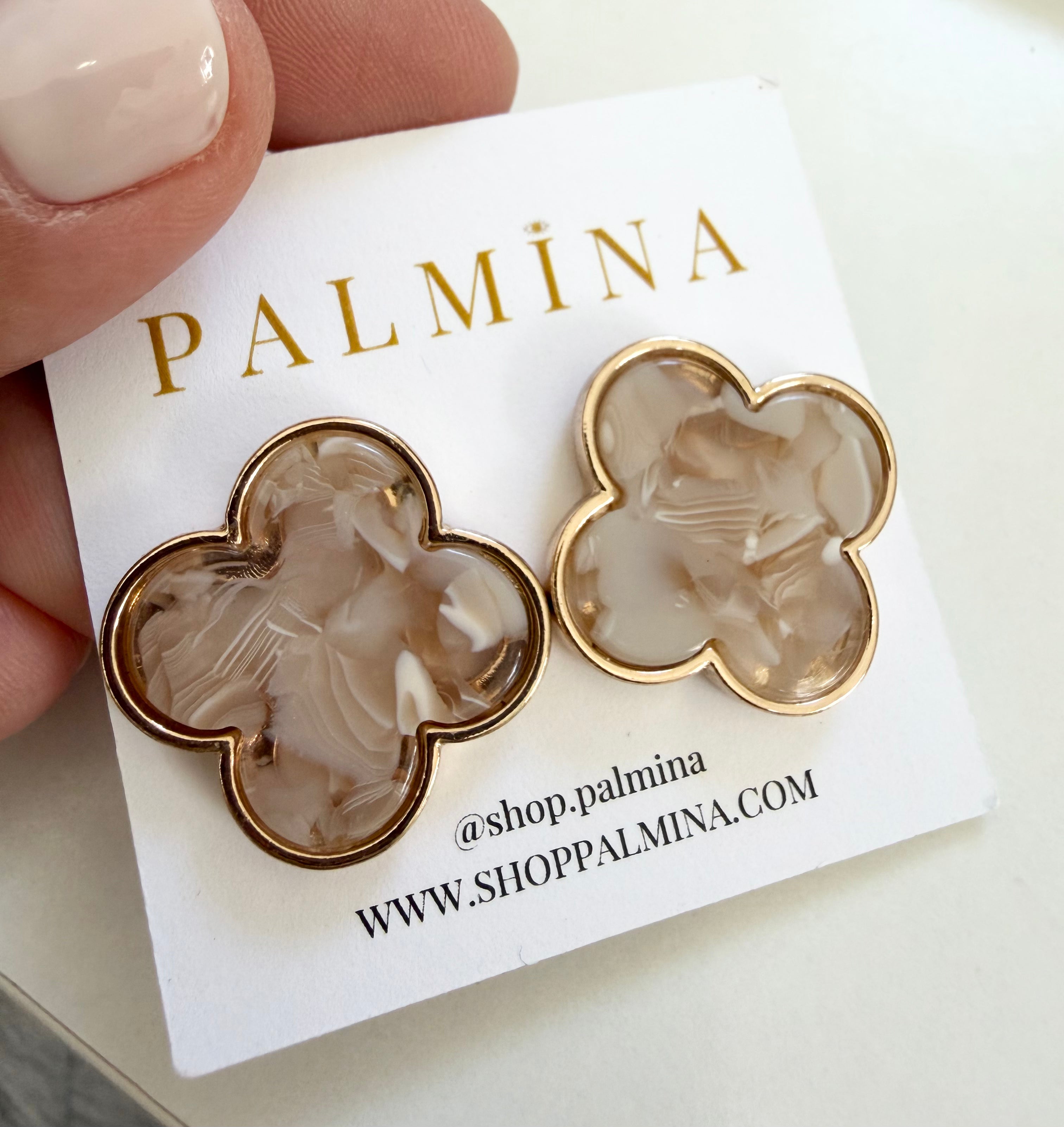 Large Clover Studs