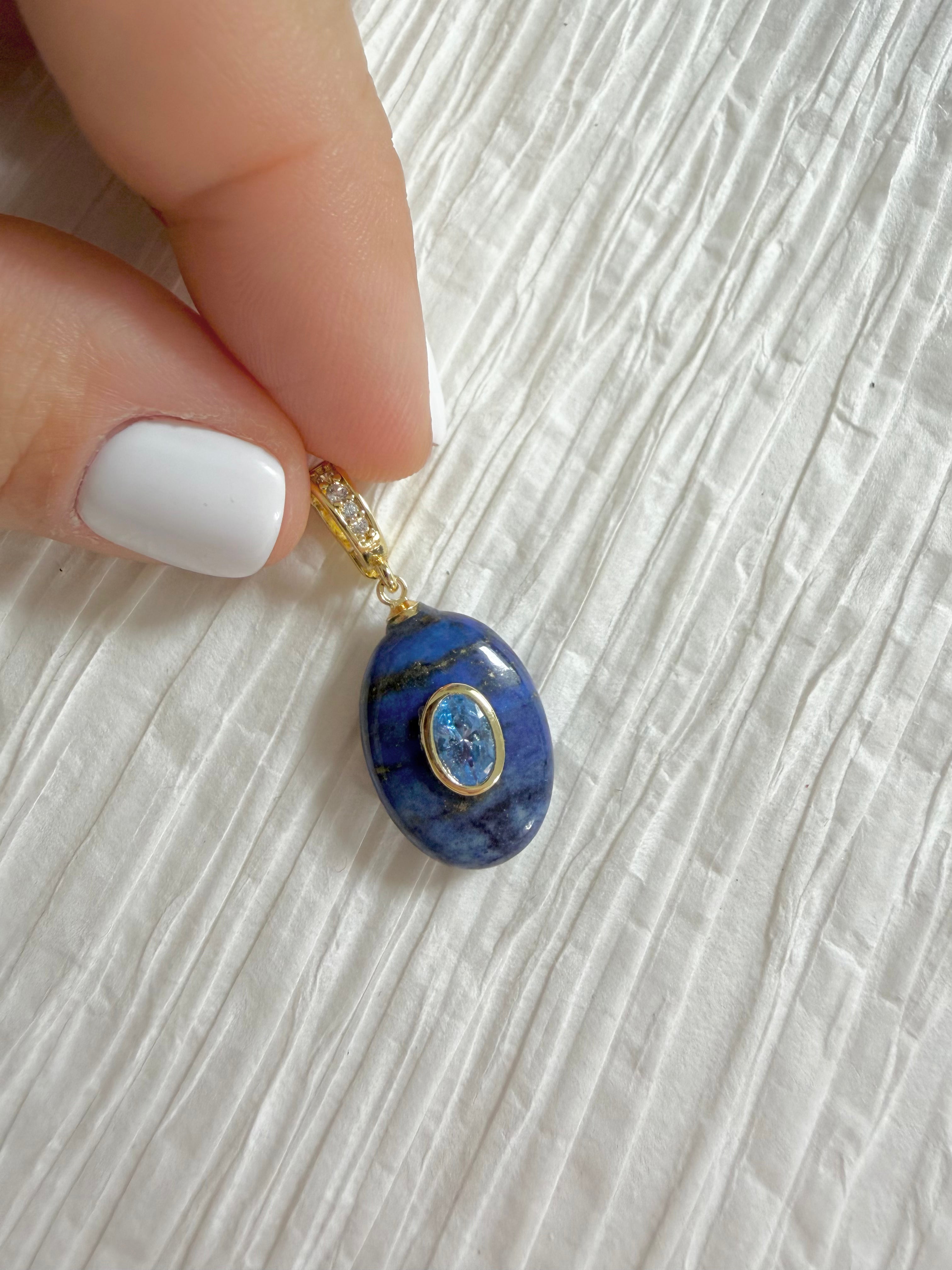 Natural Stone Charm