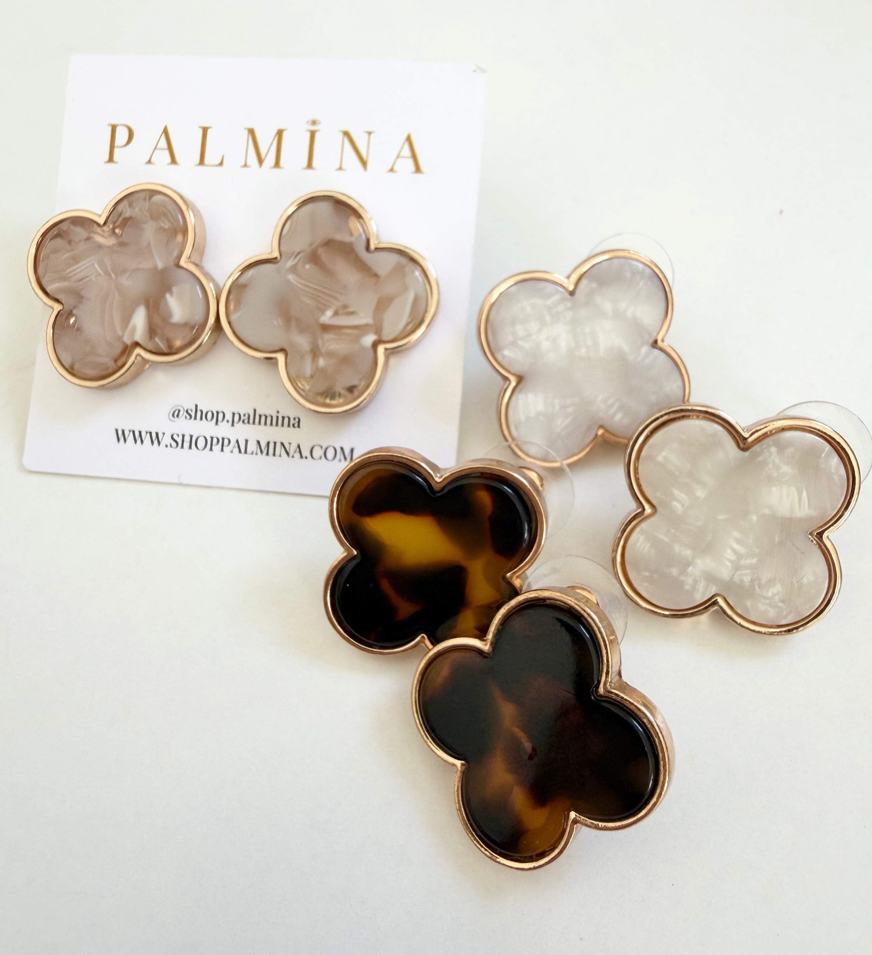 Large Clover Studs