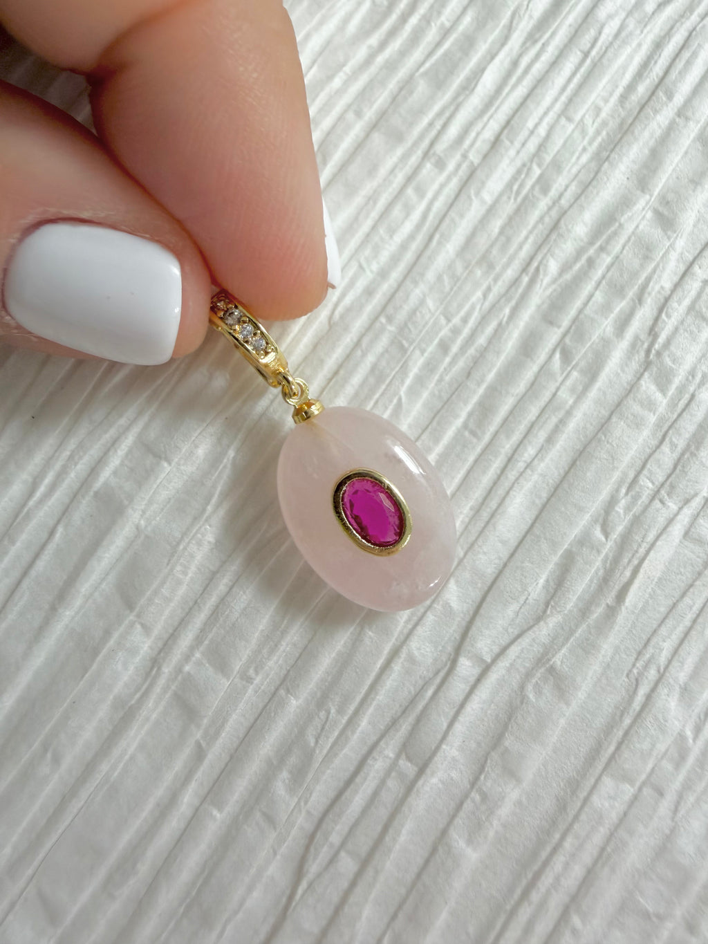 Natural Stone Charm