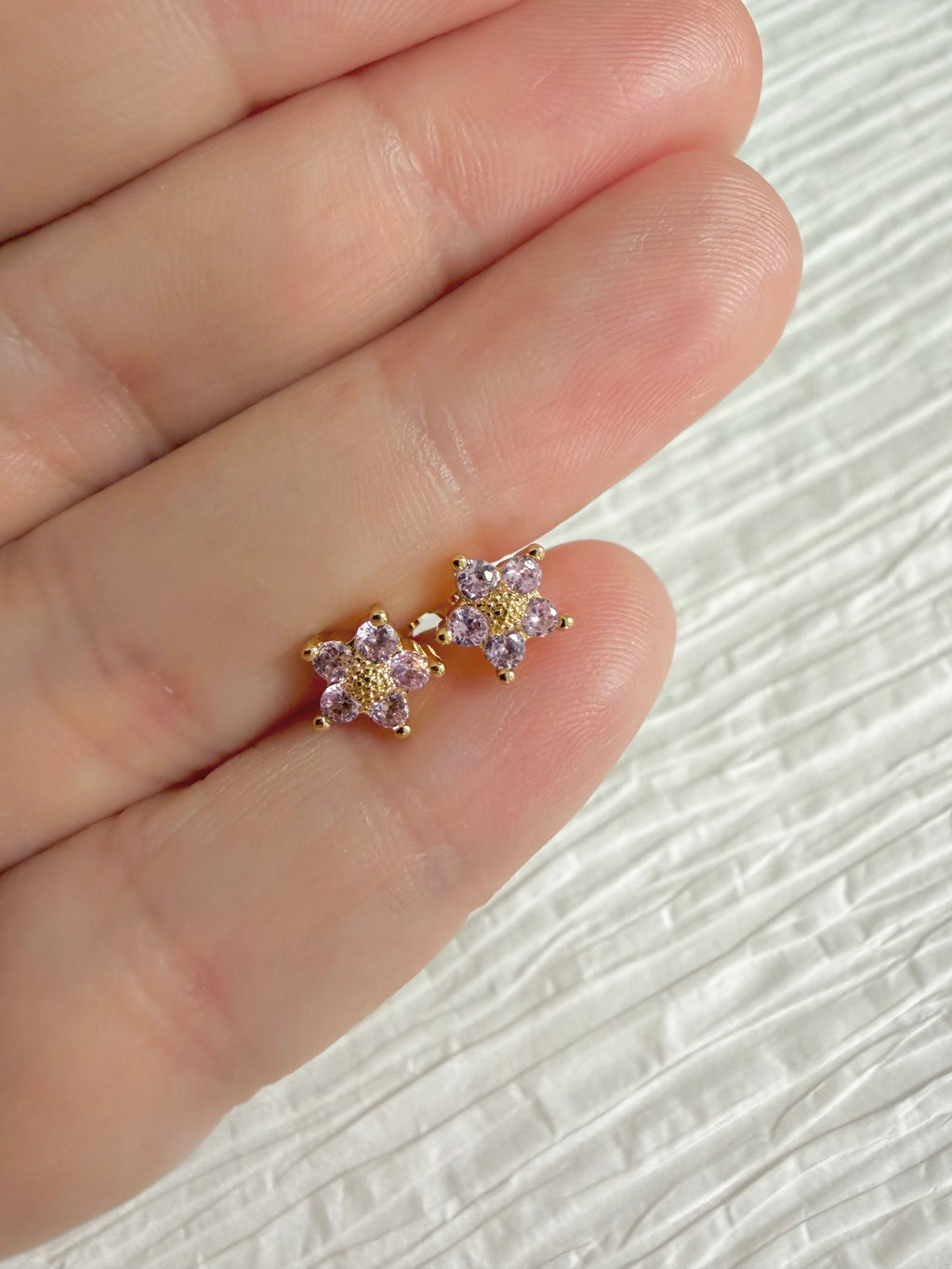 Mini Colored Flower Studs