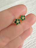 Mini Colored Flower Studs