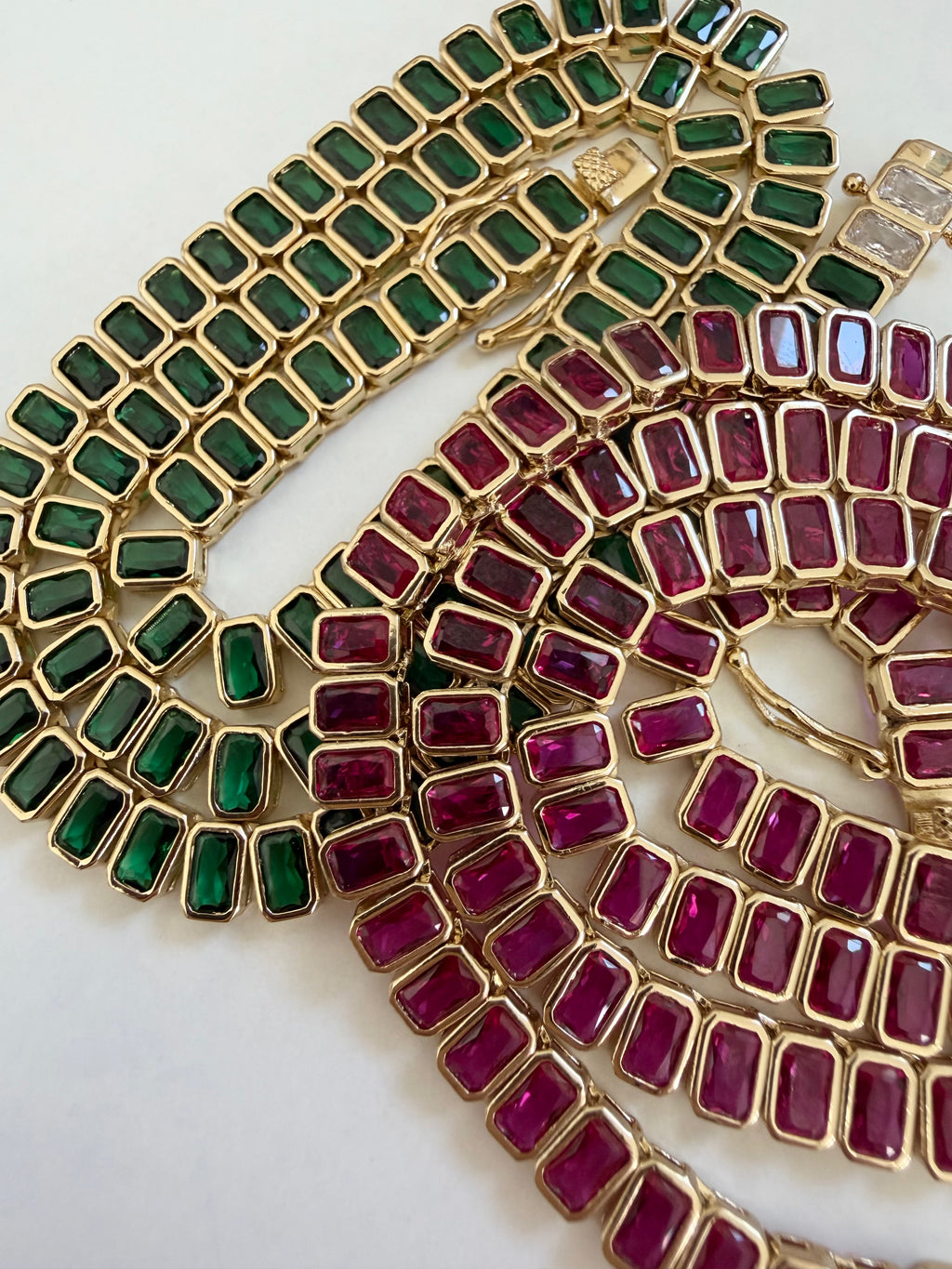 Baguette Tennis Necklace