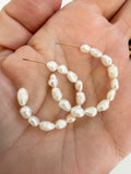 Small Freshwater Pearl Hoop