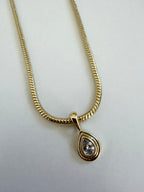 Diamond Teardrop Necklace